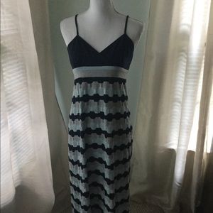 COPY - Anthropologie Dress Knit Blue Gray Navy Size Small